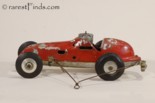 Side view of Mite Miniature Tether Race Car.