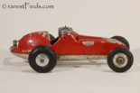 Side view of vintage Mite Miniature Tether Race Car.