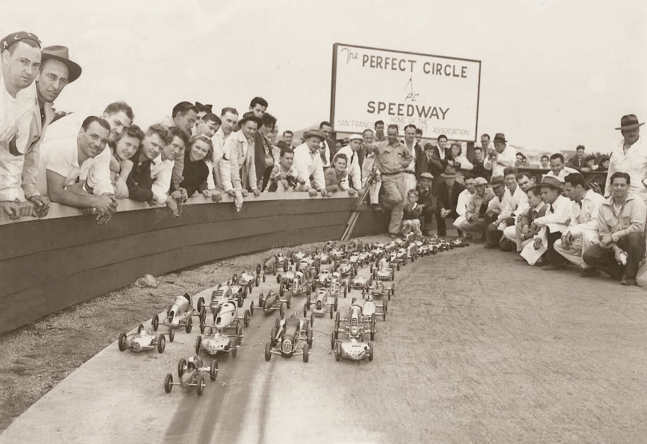 Perfect Circle Speedway, Home of the San Francisco Model Midget Association.